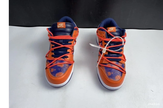 Nike  Low Perple White O-W Orange SB CT0856-801 x Dunk 0302